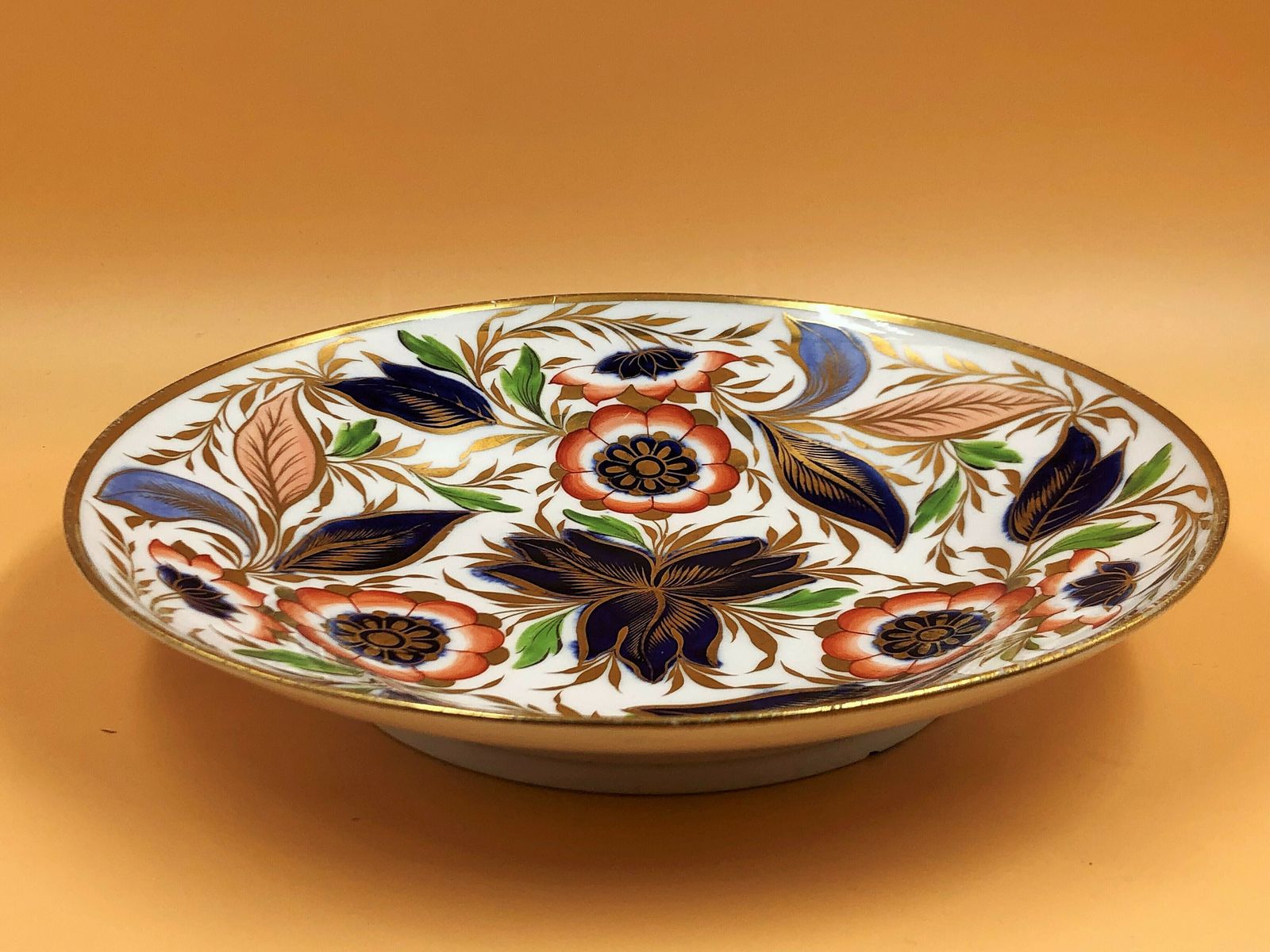 Antique Job Ridgway China Grecian Shape Imari 20cm / 8" Plate. No. 2/141. C1810. photo for sale
