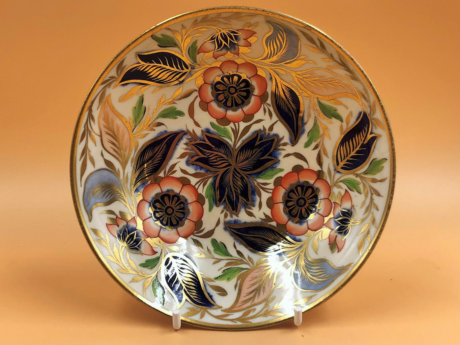 Antique Job Ridgway China Grecian Shape Imari Tea And Coffee Trio. No. 2/141. C1810. photo Home Decor