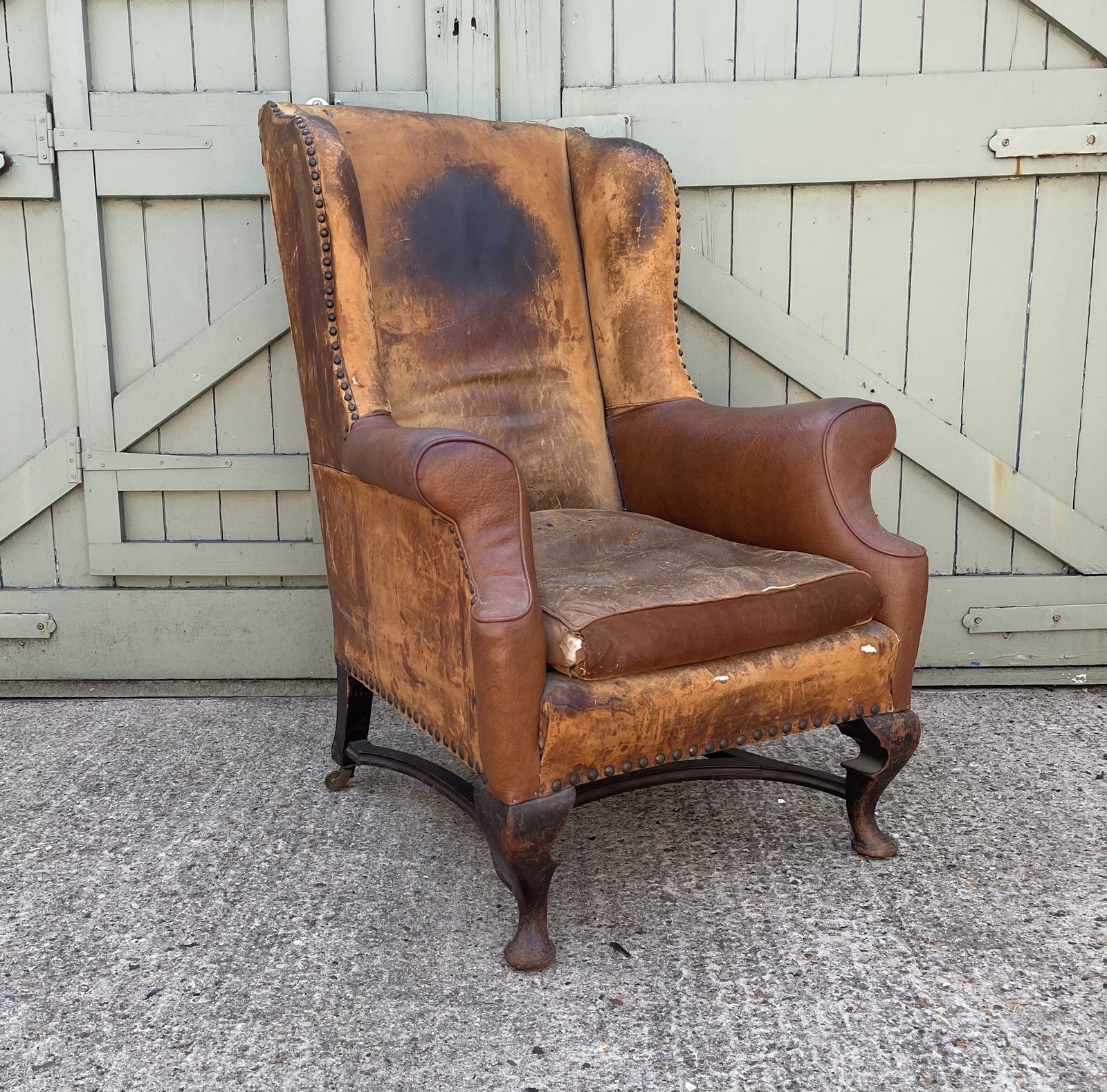 A Wing Armchair Attributed To Lamb's Of Manchester