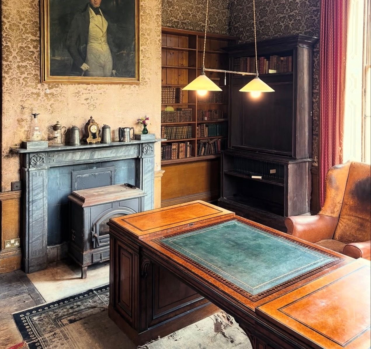 A Wing Armchair Attributed To Lamb's Of Manchester photo furniture