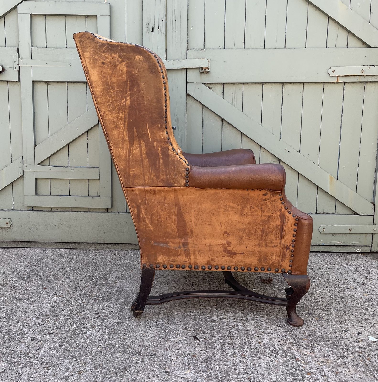 A Wing Armchair Attributed To Lamb's Of Manchester photo for sale