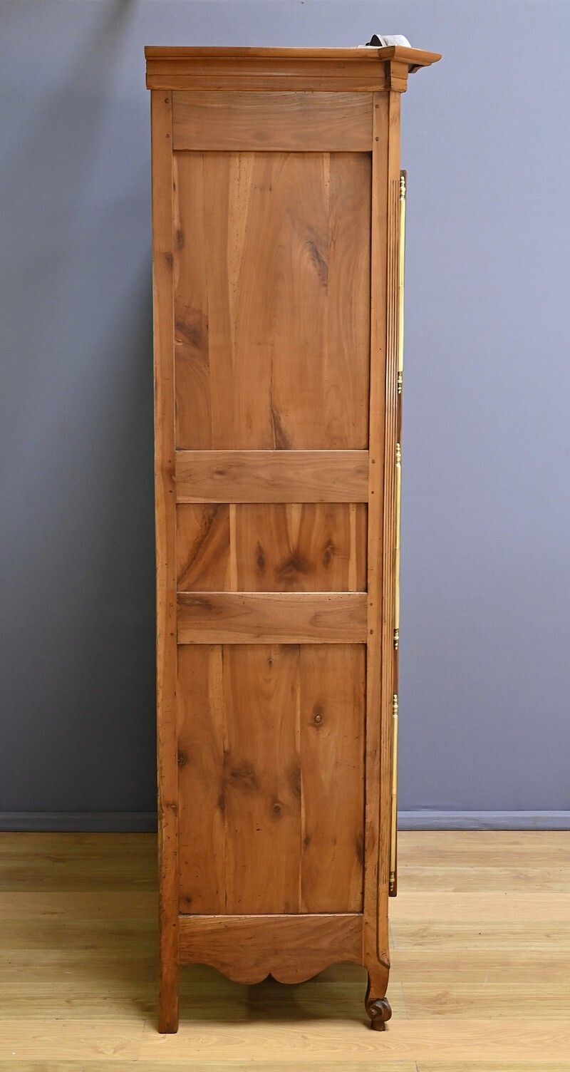 2220.0 Nantaise Cherrywood Wardrobe, Louis XV Style – Part 1 Of The 19th Century photo