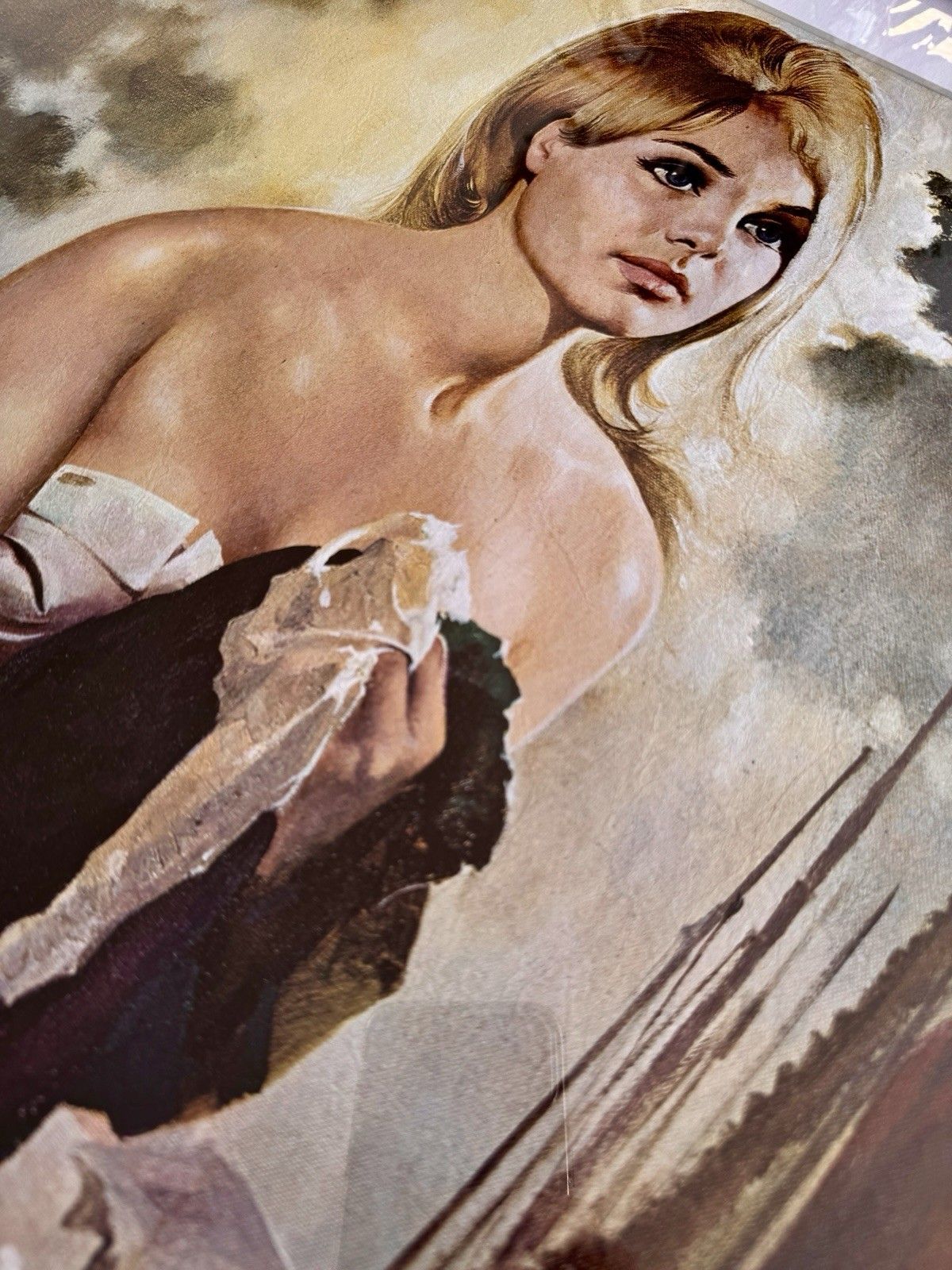 Art “Beach Girl” Pin Up Poster 1960’s By Ernest Ratcliff Limited Edition 75/100 photo