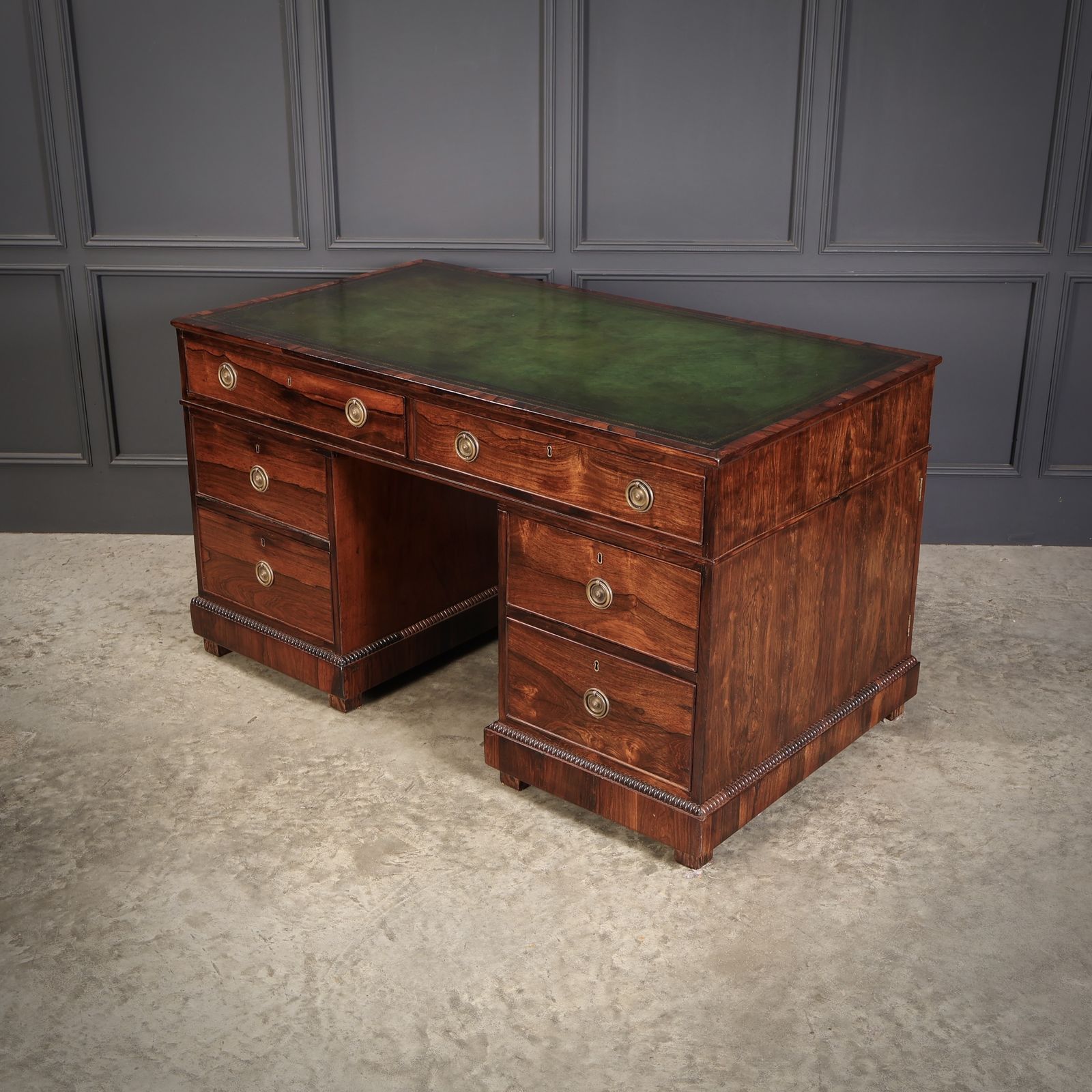 Rare William IV Rosewood Partners Desk photo 3700.0