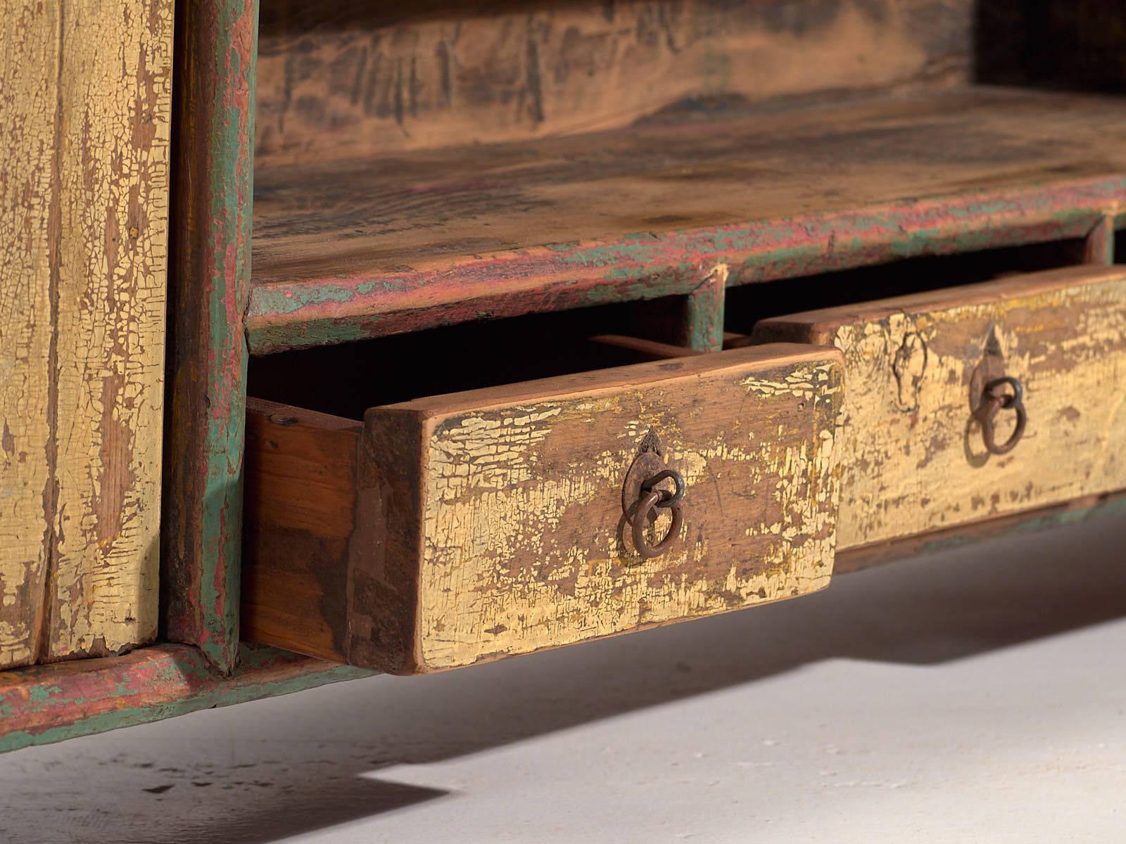 Antique Wabi Sabi Style Base Cabinet (C.1900) #35 photo vinterior