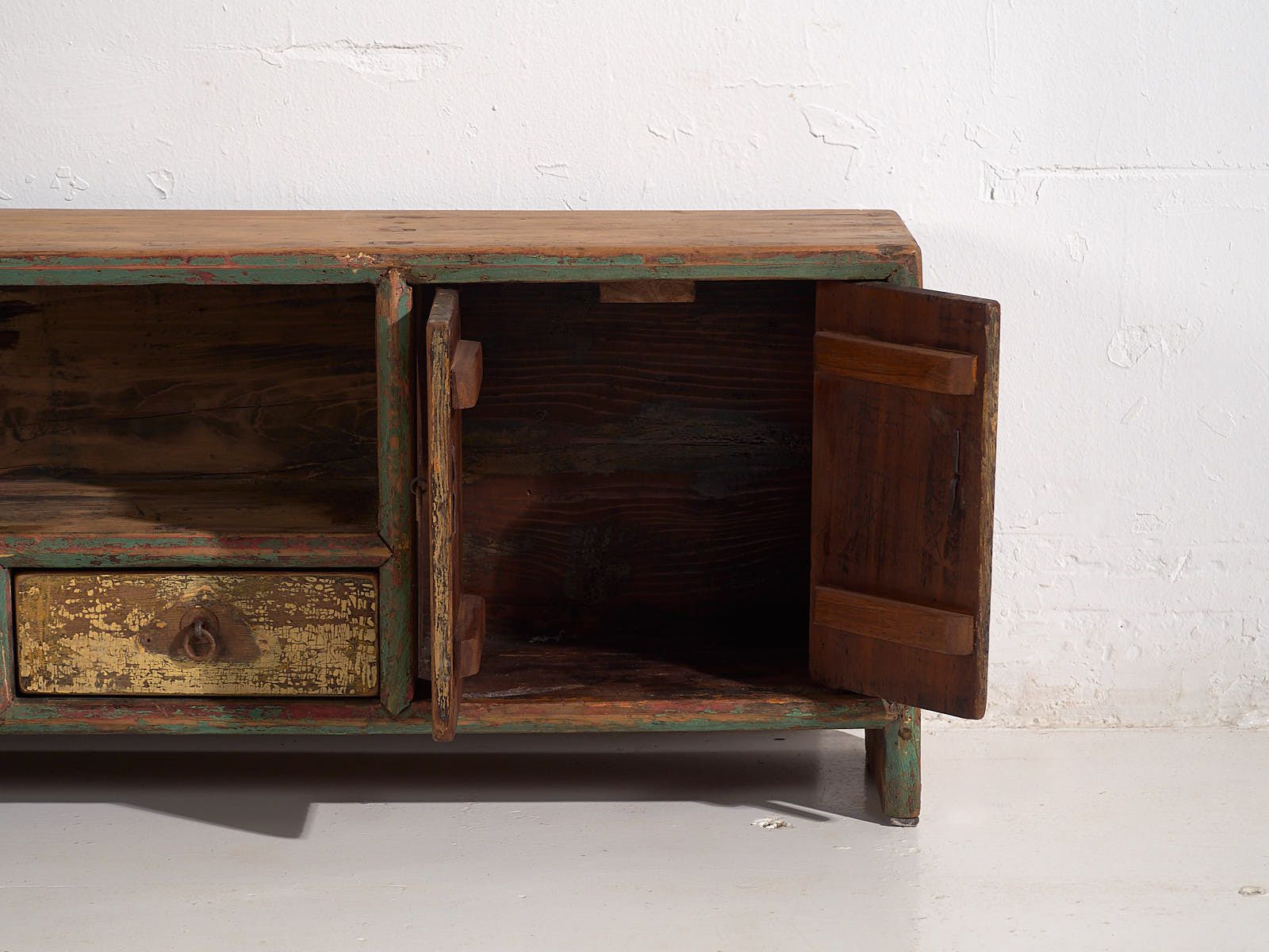 photo vintage Antique Wabi Sabi Style Base Cabinet (C.1900) #35