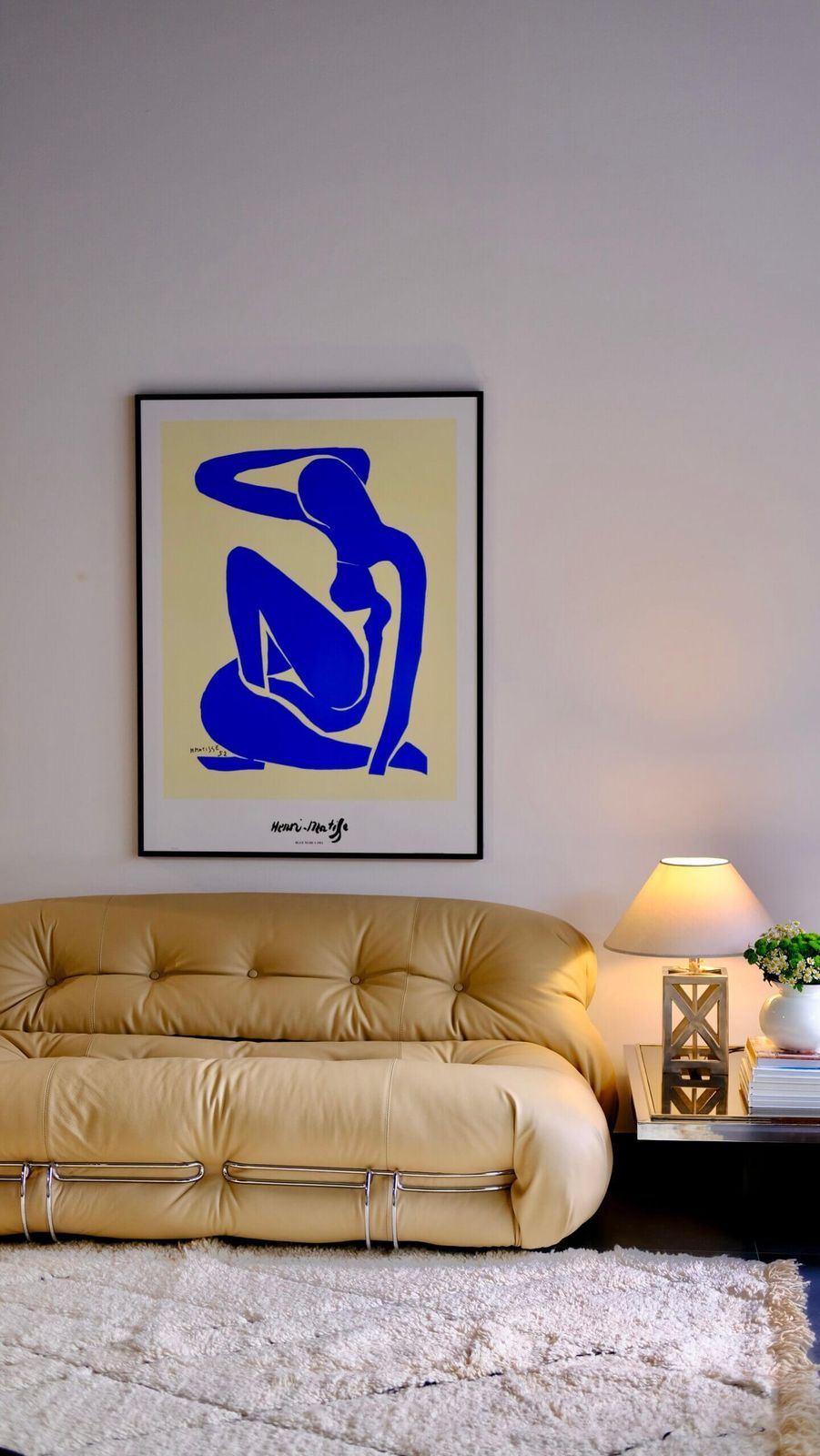 Henri Matisse, Offset Lithograph Of The Painting Blue Nude From 1999 photo furniture