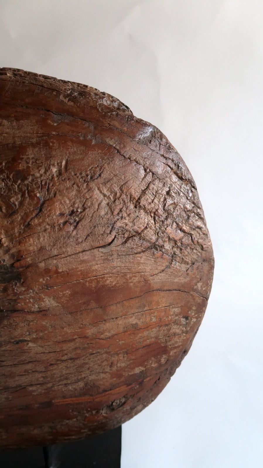 Antique Wooden Wheel On A Metal Base, Circa 18th Century photo furniture