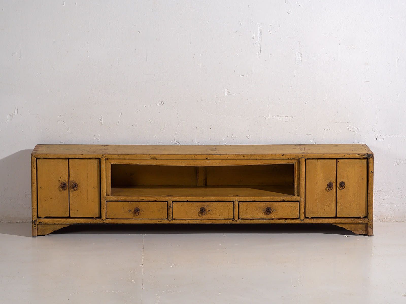 photo for sale Antique Yellow Base Cabinet (C.1900) #19