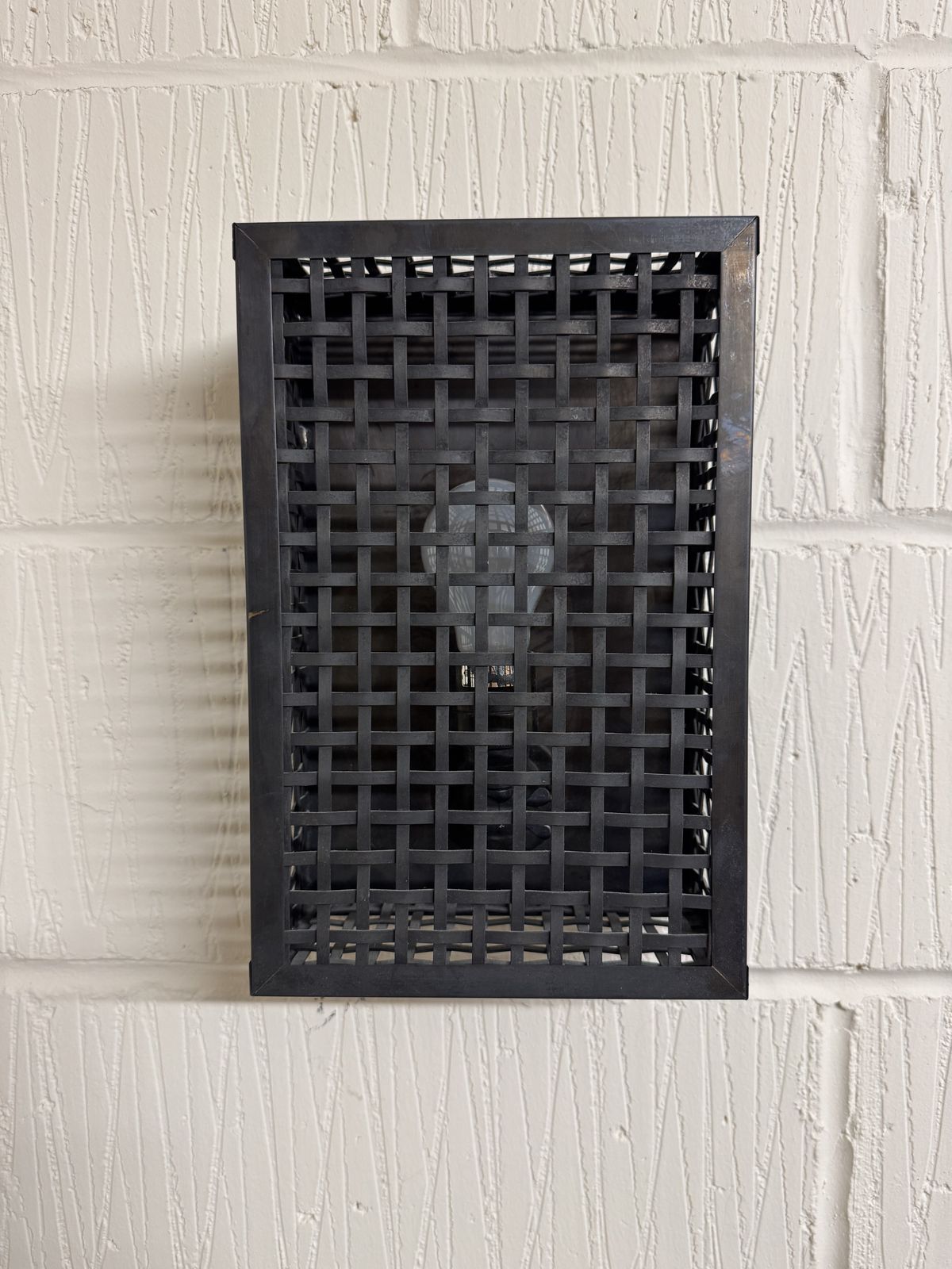 Reclaimed Lighting: Black Cage Light (Quantity 4x) photo Lighting
