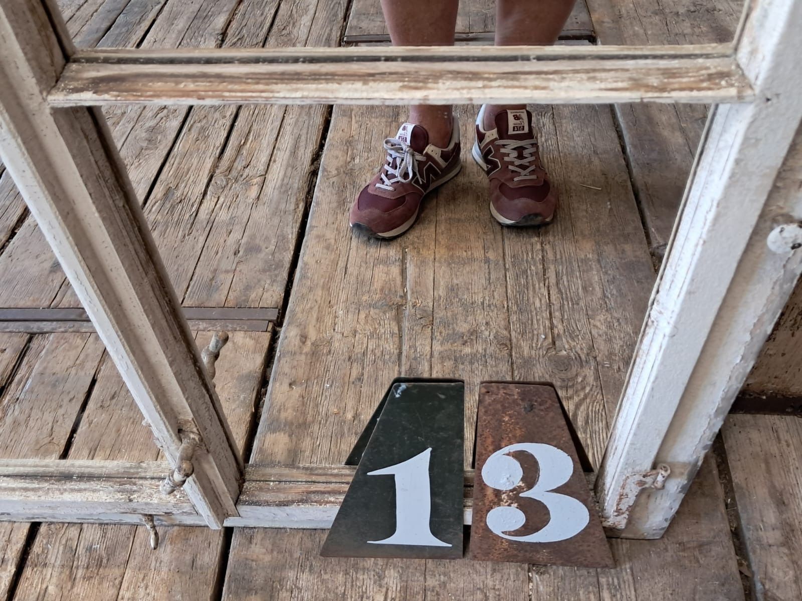 Wooden Mirrored Window No.13, 1950s photo buy