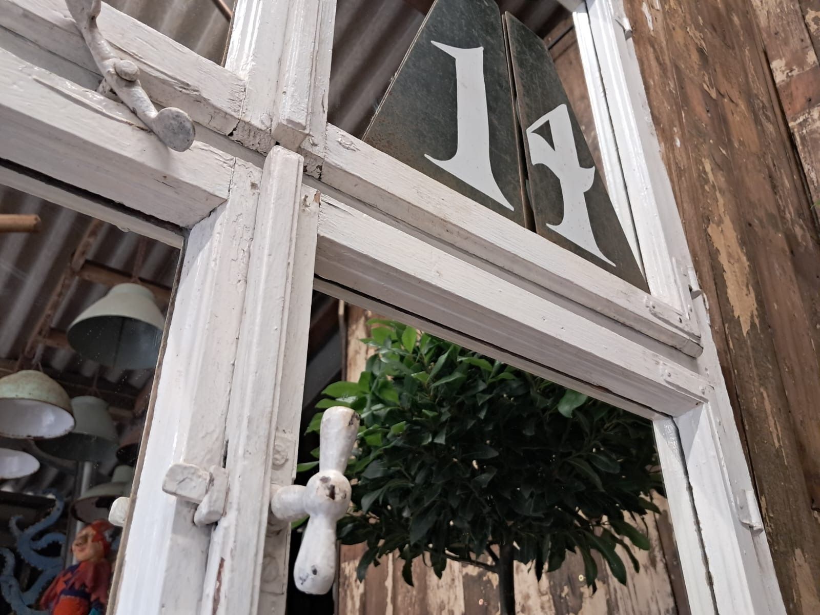 photo furniture Wooden Mirrored Window No.14