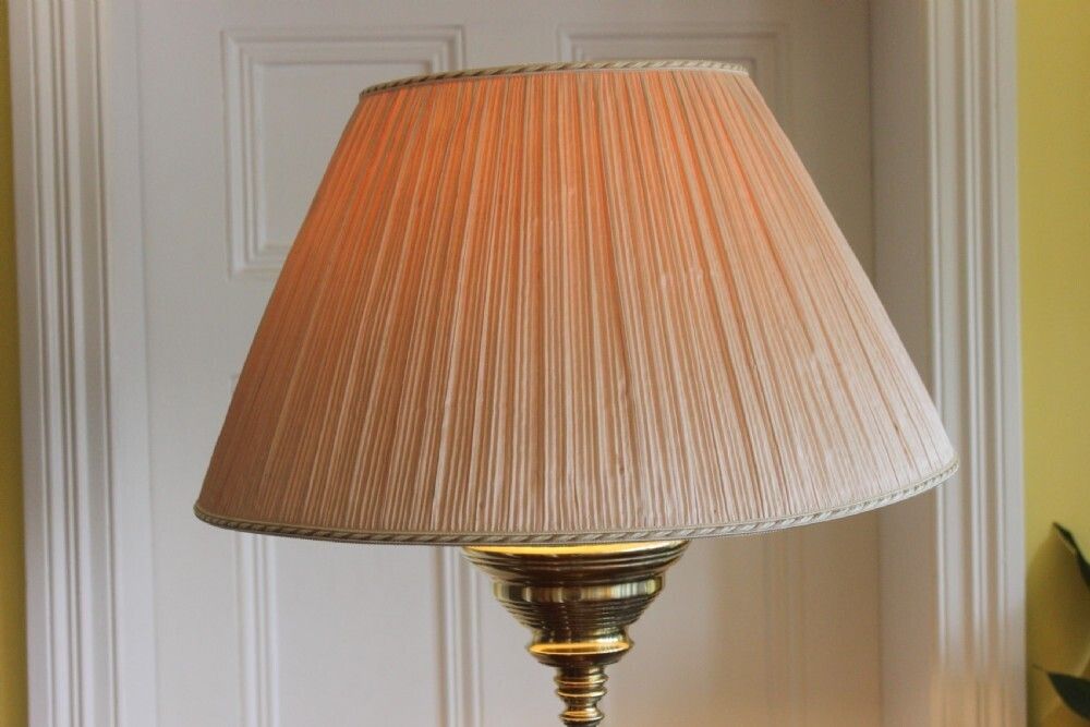 Victorian Telescopic Brass Standard Lamp photo for sale