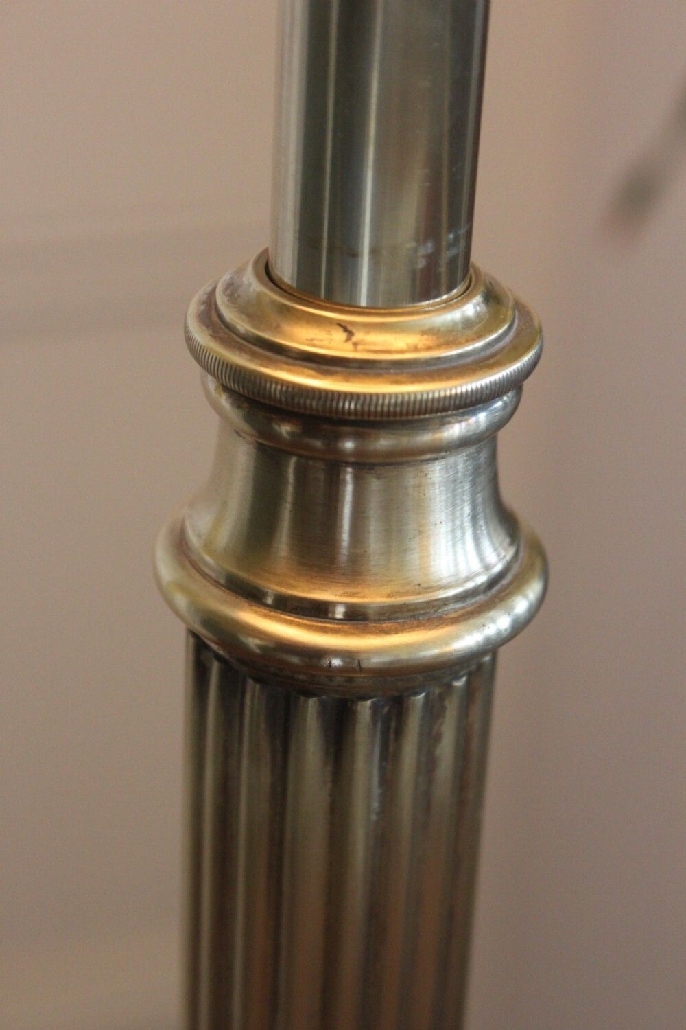 Victorian Telescopic Brass Standard Lamp photo buy