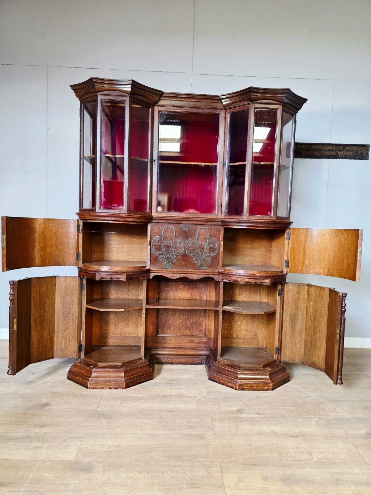 Morris & Co Victorian Oak Cabinet/Desk Designed By George W Jack photo vinterior