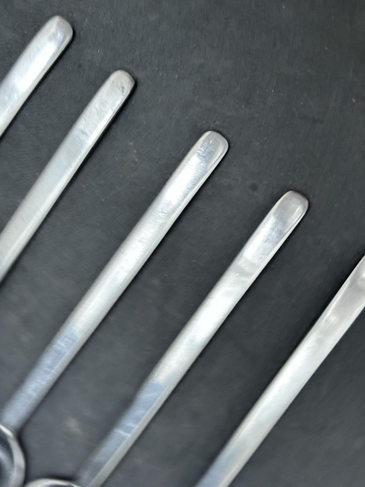Vintage Ikea Data Flatware Stainless Steel Carl Gustaf Jahnsson 5 Knives And 5 Spoons Vintage 90s Post Modern Design Every Day Cutlery photo buy