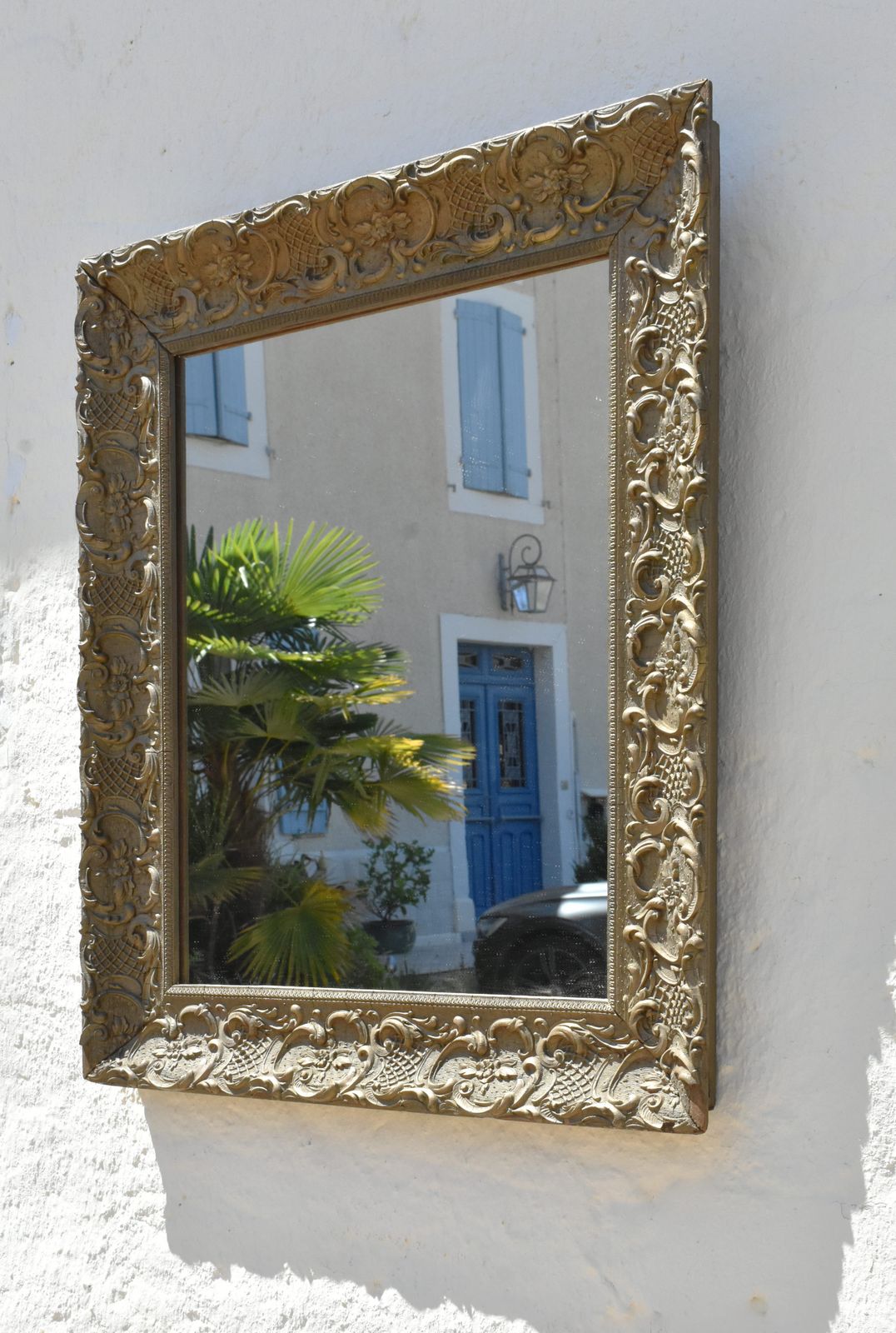 Antique French Giltwood Mirror 19th Century photo for sale
