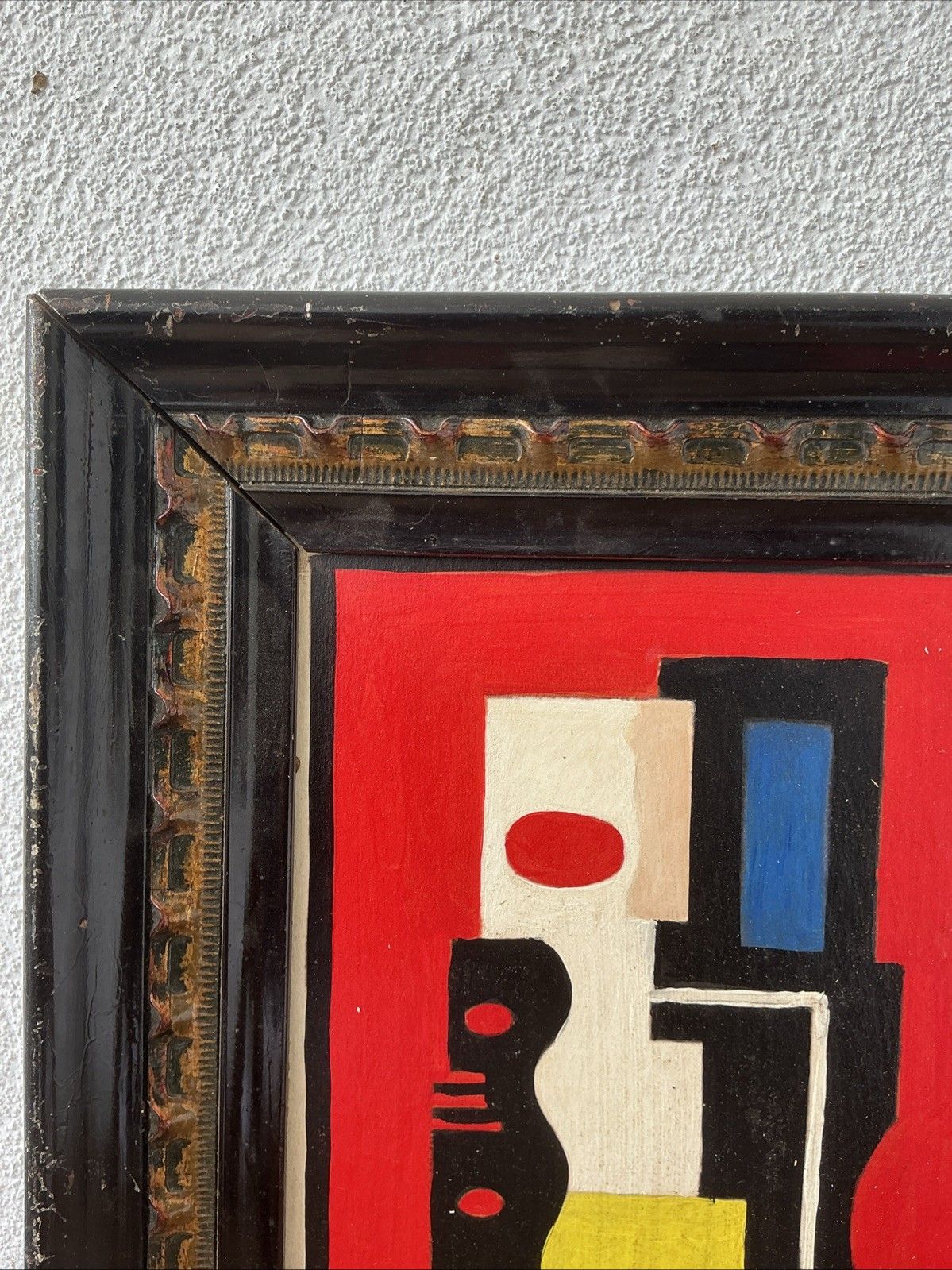Mooi Schilderij – Olieverf, Toegeschreven Aan Fernand Léger, Frans Schilder photo vintage
