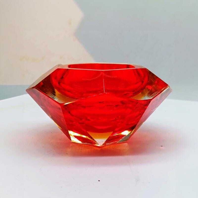 1960s Ashtray Or Catch All In Murano Glass By Flavio Poli For Seguso. Made In Italy. photo Home Decor