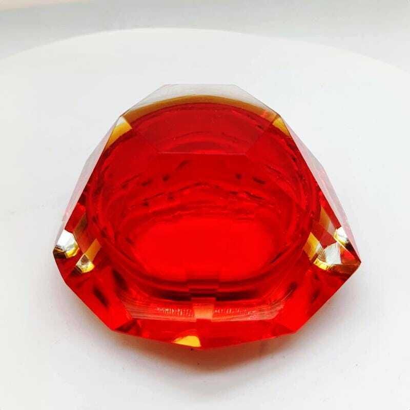 1960s Ashtray Or Catch All In Murano Glass By Flavio Poli For Seguso. Made In Italy. photo buy