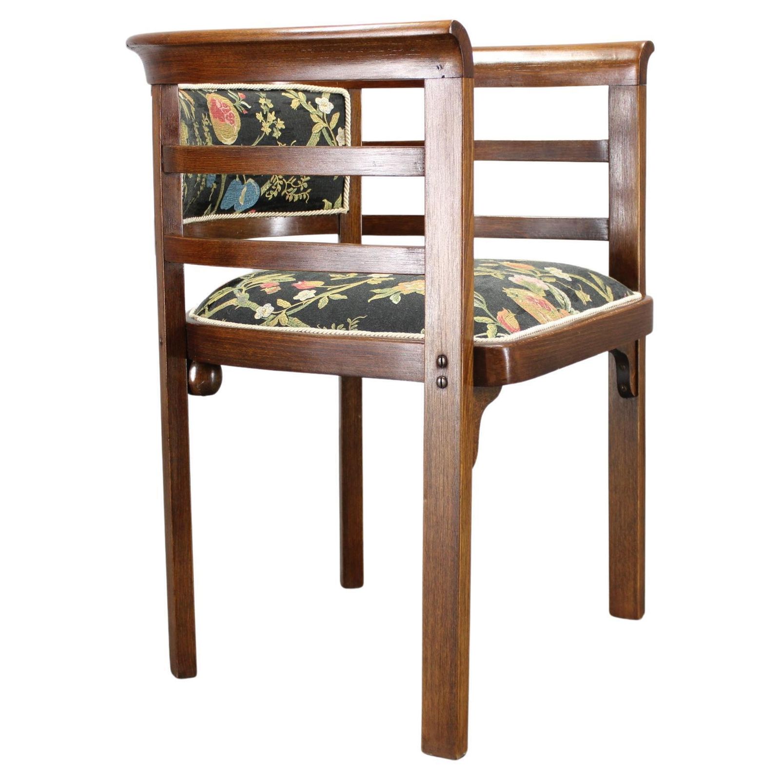 1930s Thonet Restored Armchair, Czechoslovakia