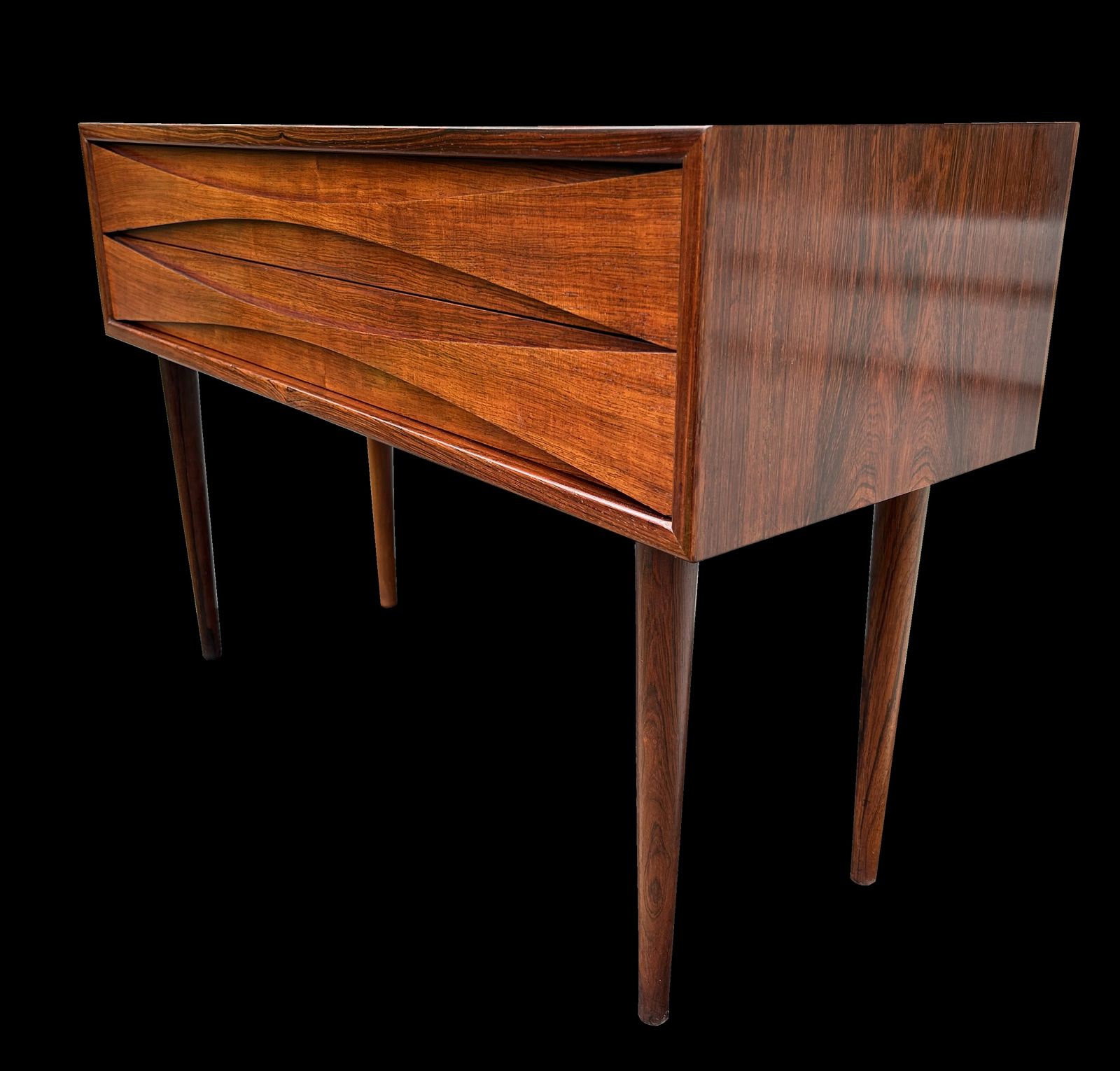 Chest Of 2 Drawers By Neils Clausen In Santos Rosewood photo Furniture