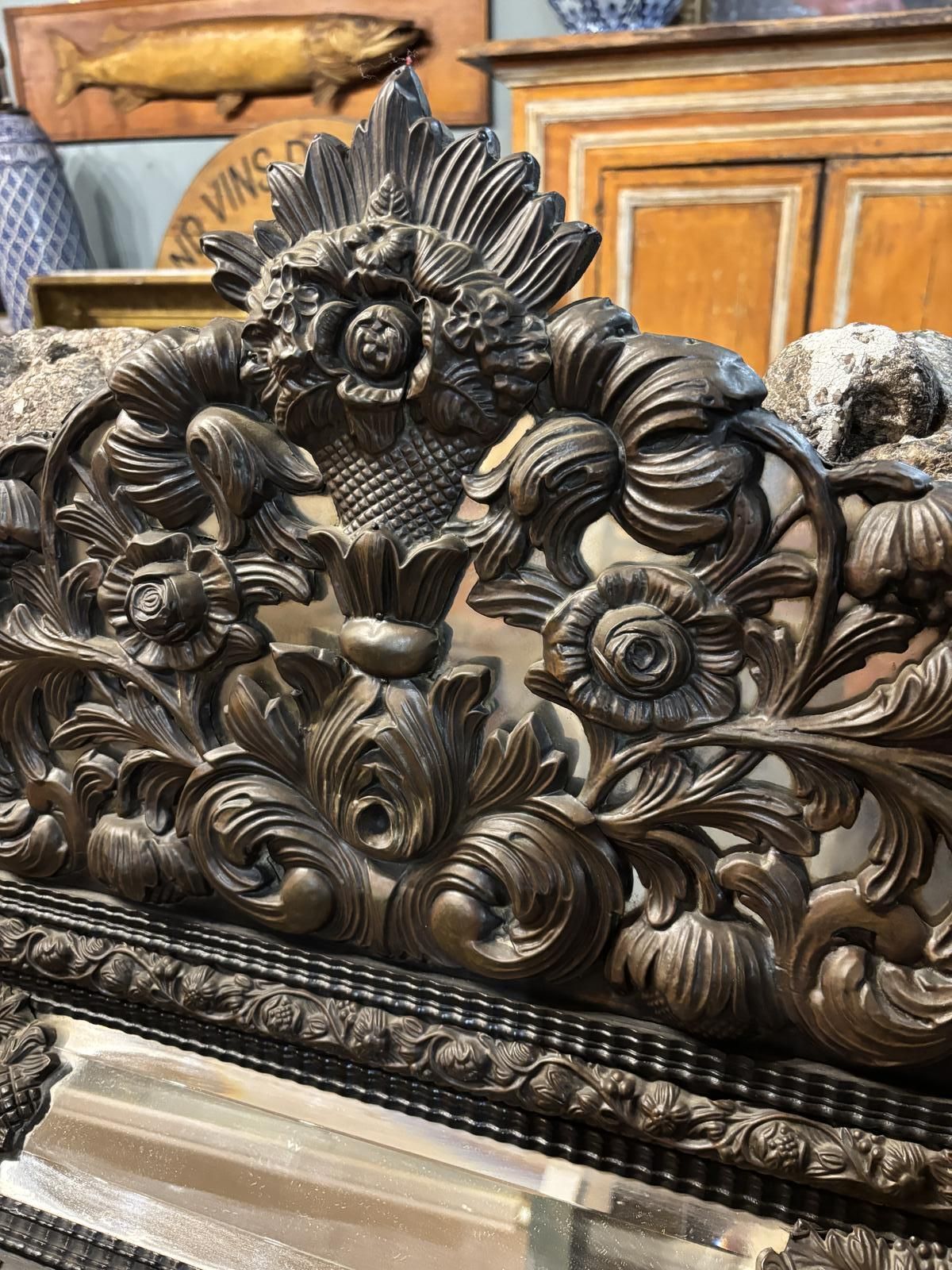 Dutch 19th Century Cushion Mirror photo for sale