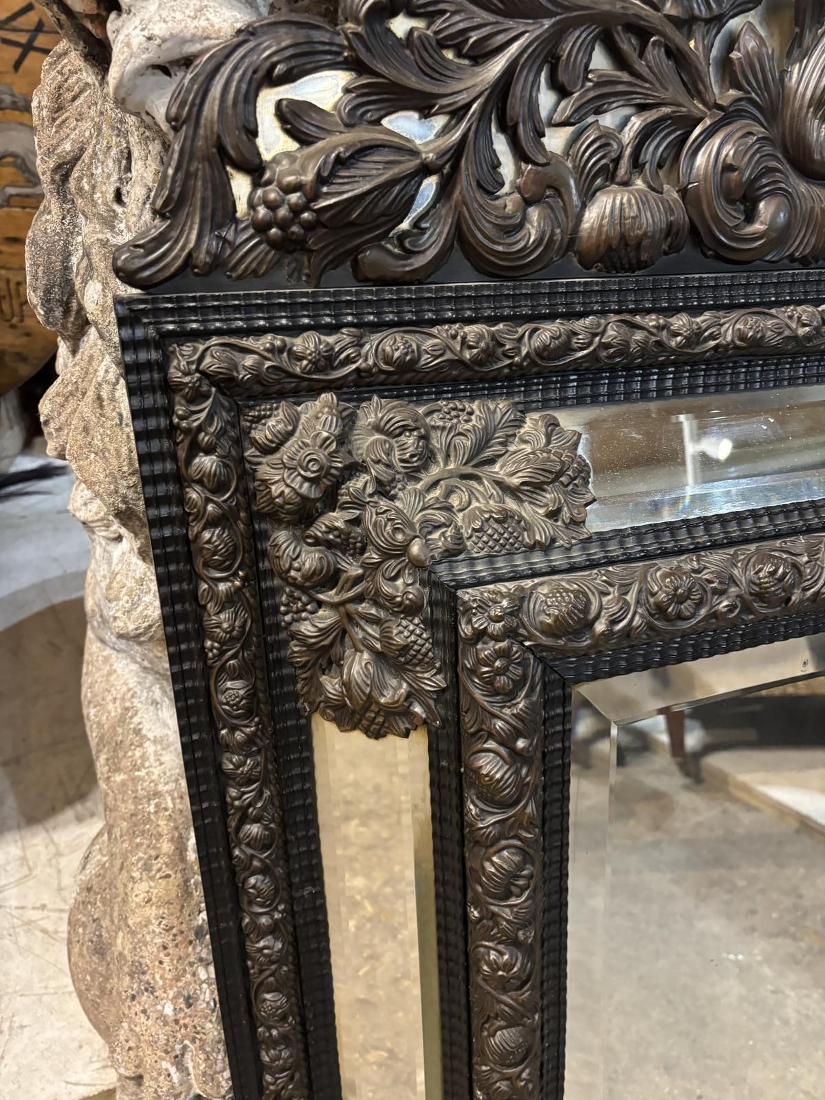 Dutch 19th Century Cushion Mirror photo 1495.0