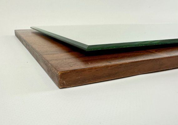 Mid Century Modern Wall Mirror In Rosewood, 1960s photo for sale