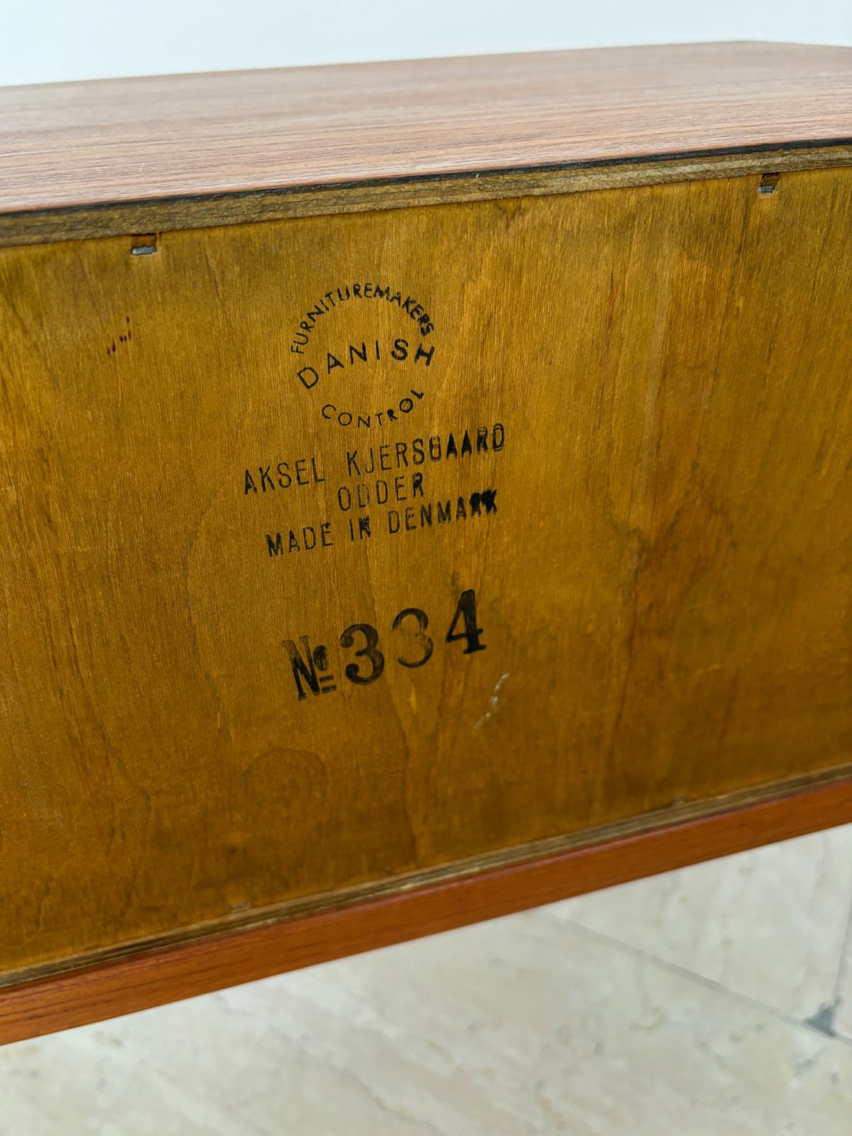 Furniture Kai Kristiansen For Aksel Kjersgaard Scandinavian Midcetury Teak Nitgh Stands, Denmark 1960s photo