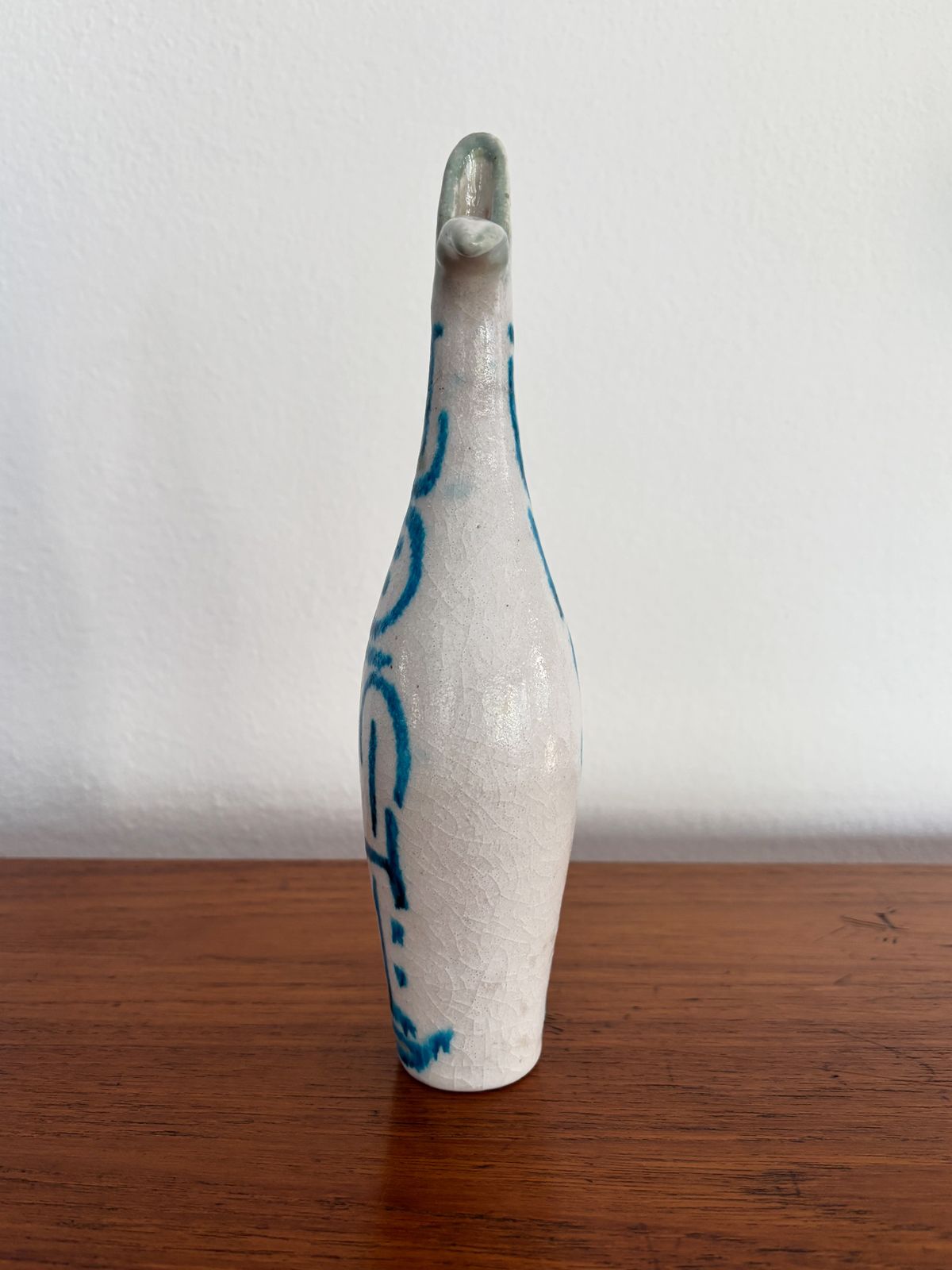 Guido Gambone Midcentury Ceramic Vase, Italy 1950s photo for sale