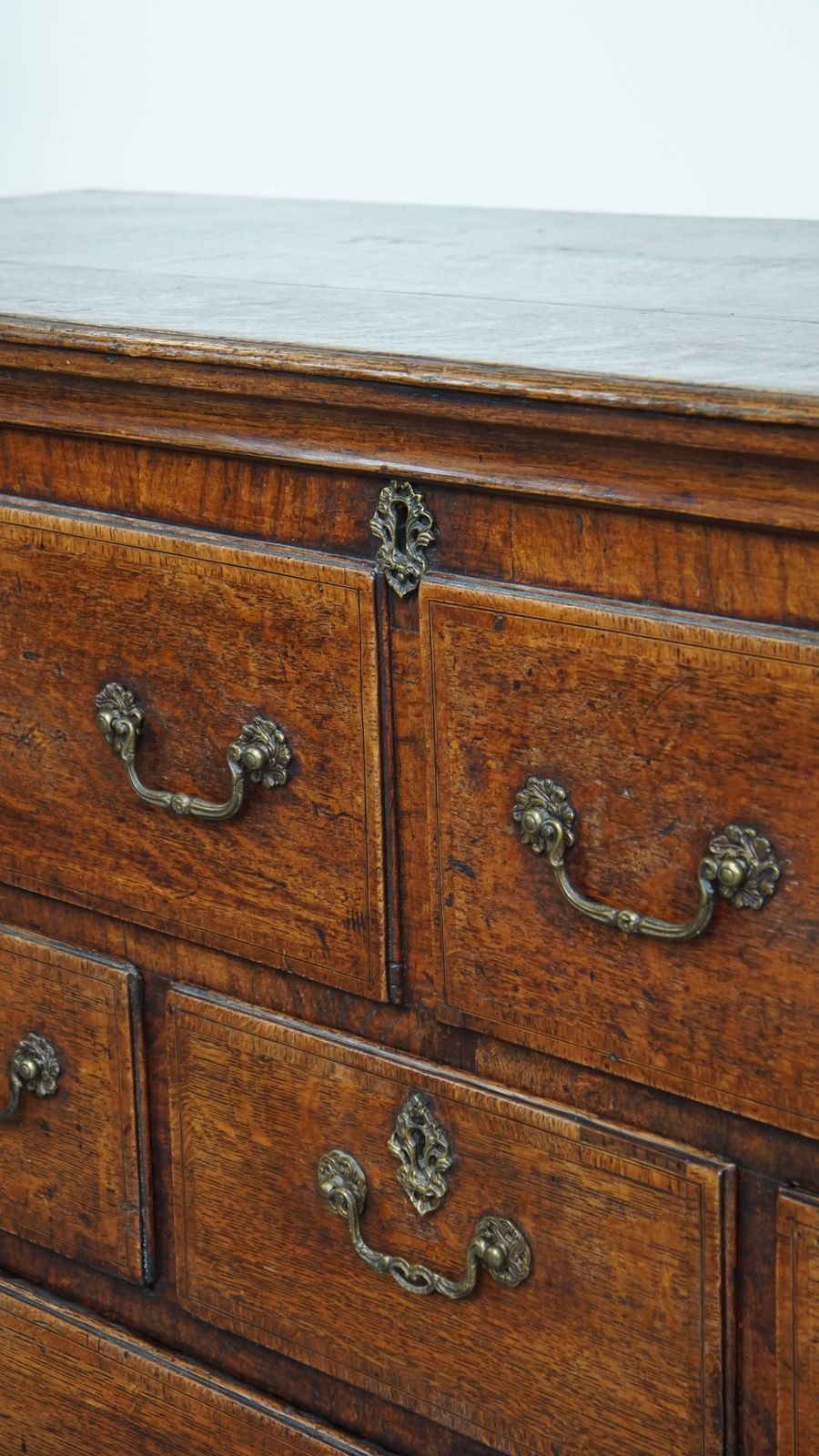 Stunning, Characterful Antique 18th Century English Mule Chest photo vintage