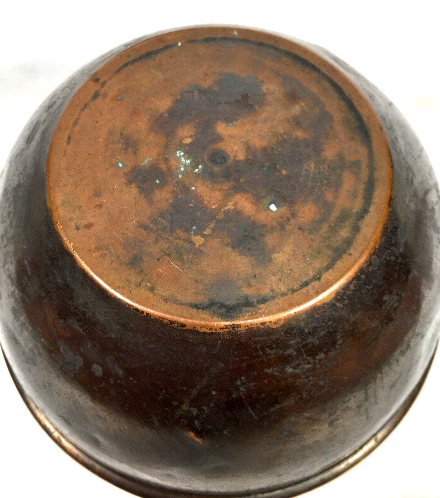Antique Pair Of Arts & Crafts Copper Planters / Plant Pots / Art Nouveau C1900 photo buy