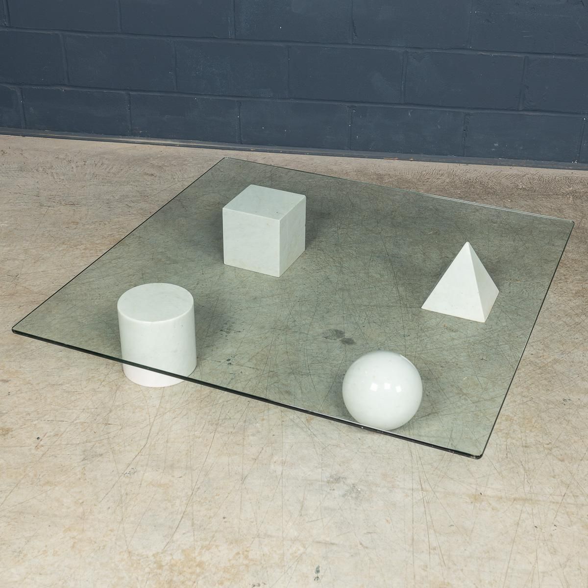 20thc 'Metafora' Coffee Table By Lella & Massimo Vignelli For Casigliani C.1980 photo furniture