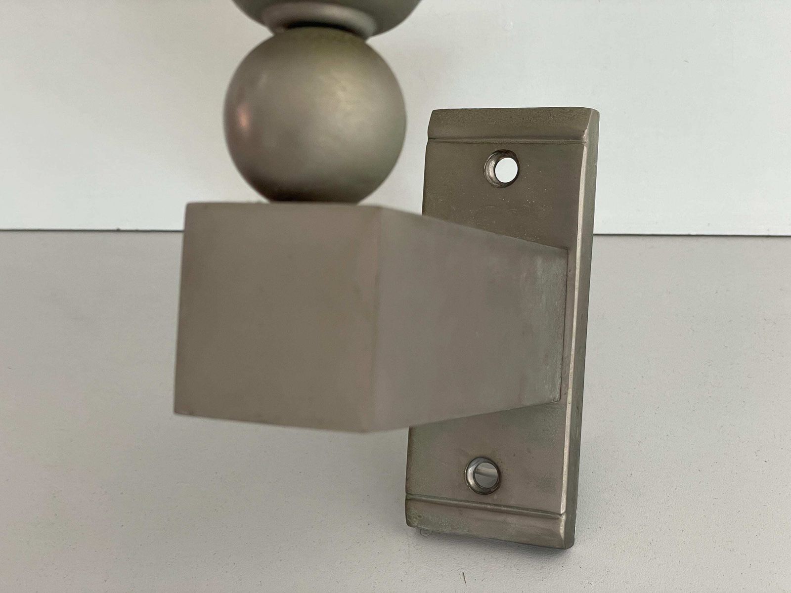 Exclusive Italian Seguso Glass And Metal Luxurious Wall Lamp, 1950s, Italy photo buy