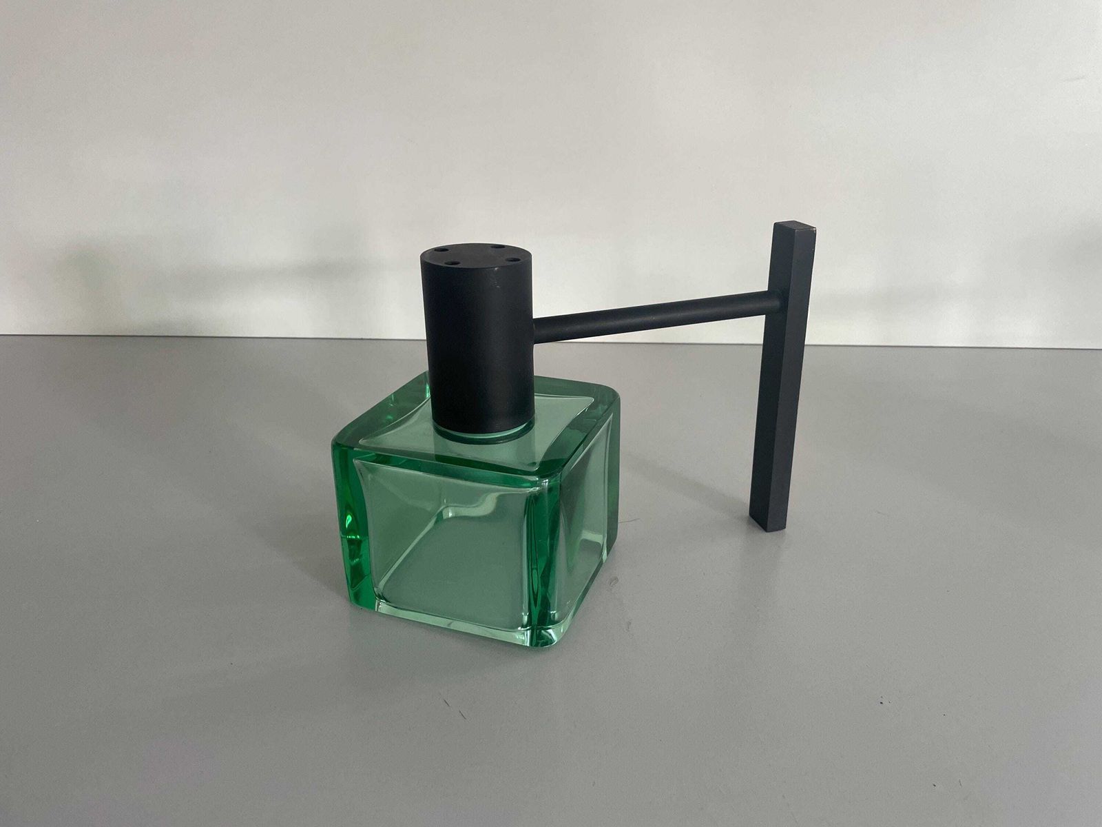 photo furniture Exclusive Green Glass And Metal Wall Lamp By Seguso, 1950s, Italy