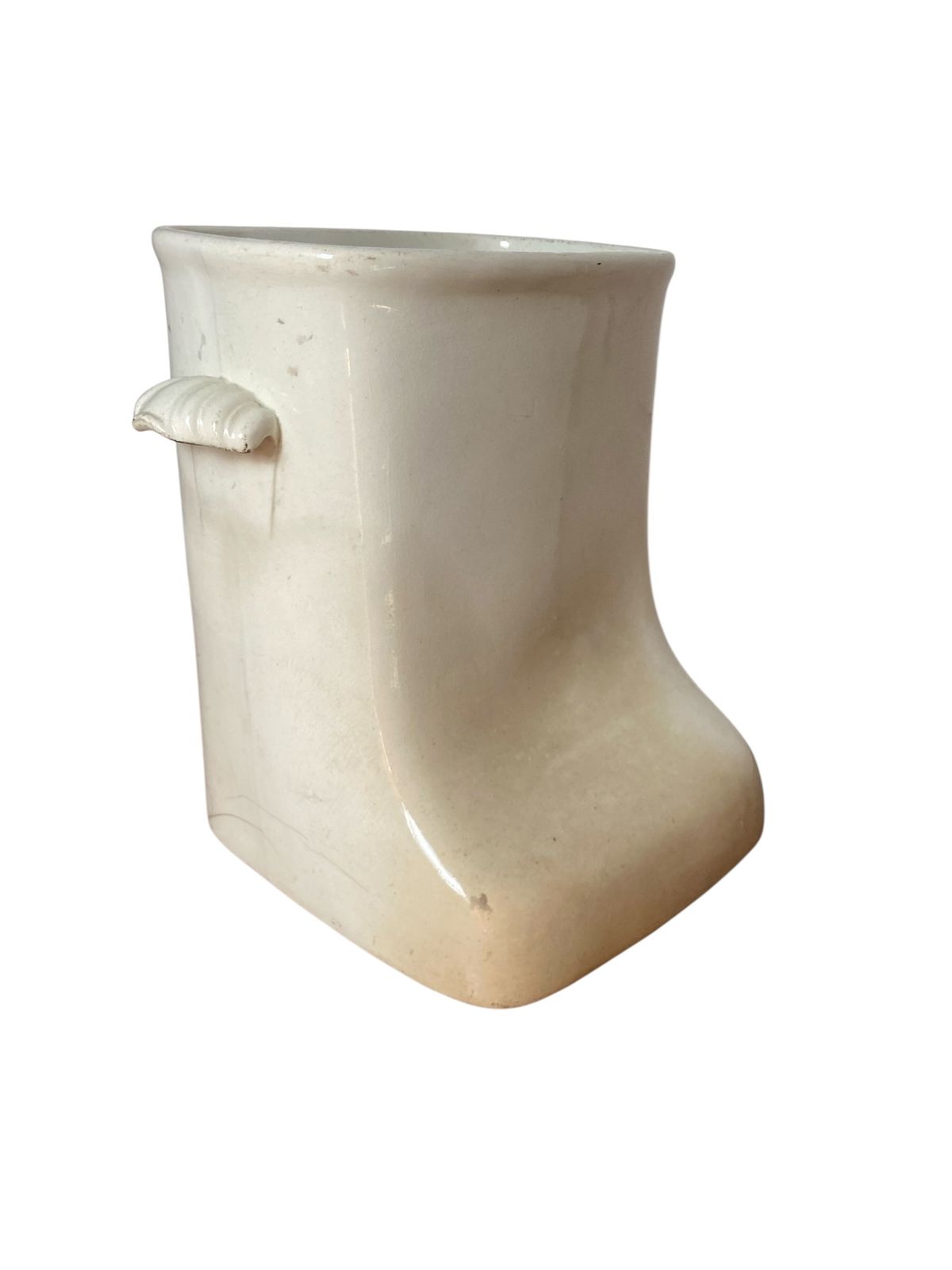 Creamware Knee Bath Or Jardinere Planter 1800's