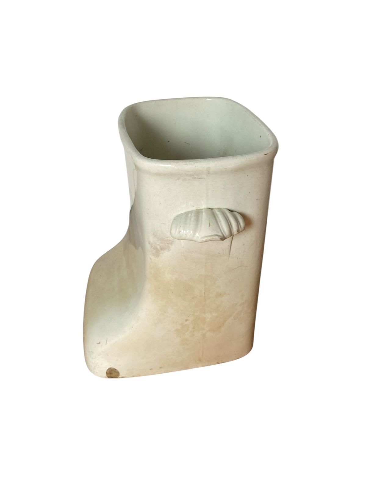 photo vinterior Creamware Knee Bath Or Jardinere Planter 1800's