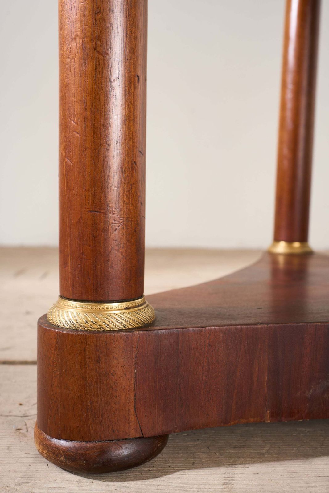 19th Century French Empire Mahogany And Black Marble Gueridon Table photo for sale