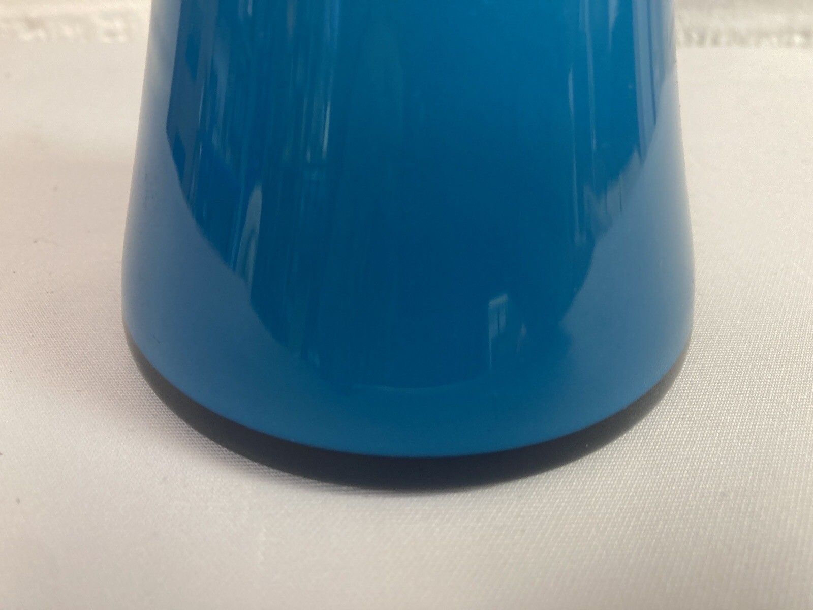 1960s Blue White Labelled Holmegaard Candlestick Carnaby Vase Christer Holmgren photo Home Decor