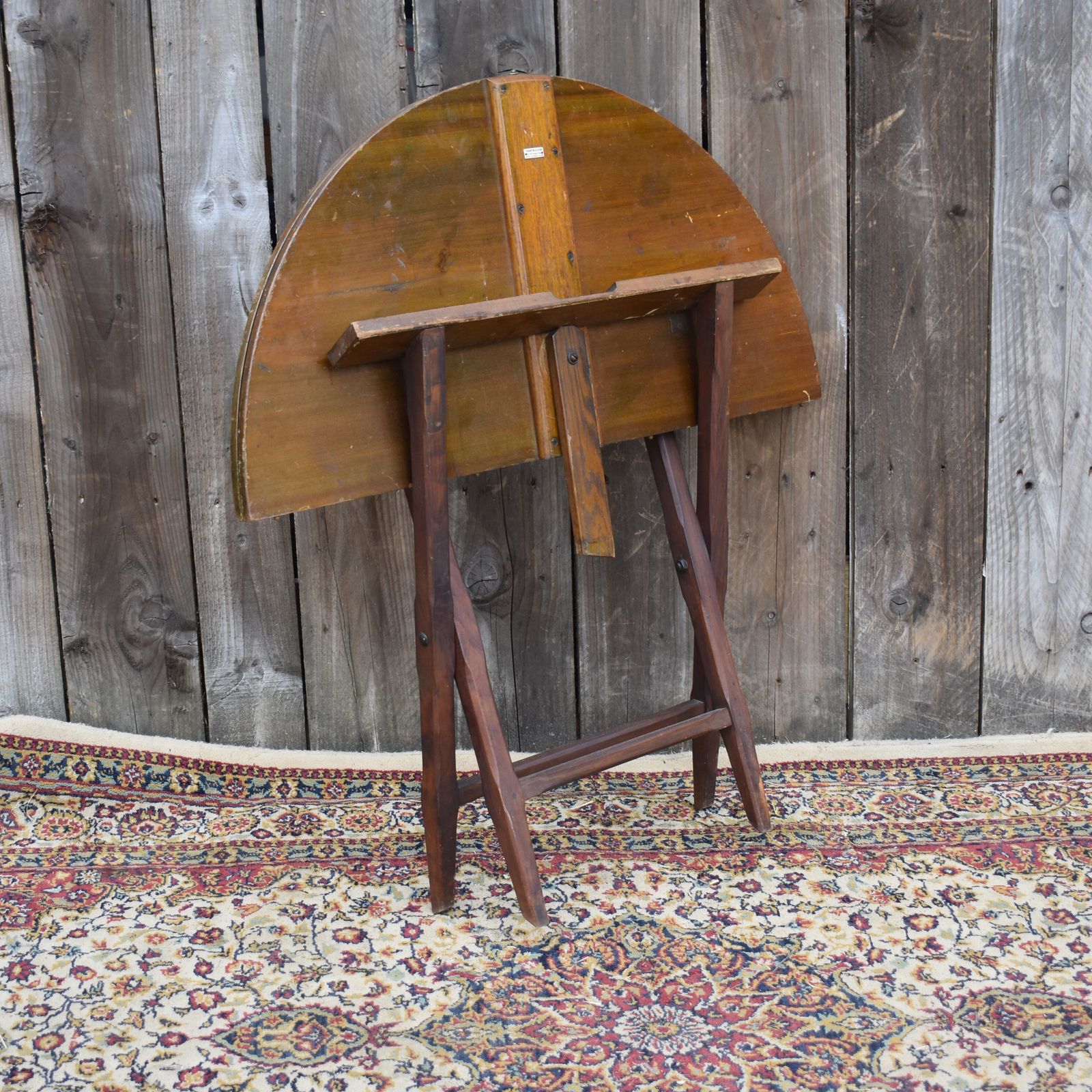 Antique Victorian Thornton & Herne London Folding Travel Coaching Campaign Table photo vintage