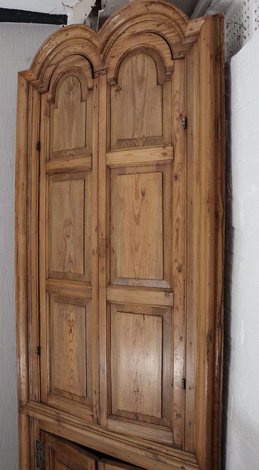 photo for sale Stunning Stately Home Tall Antique Pine Corner Unit