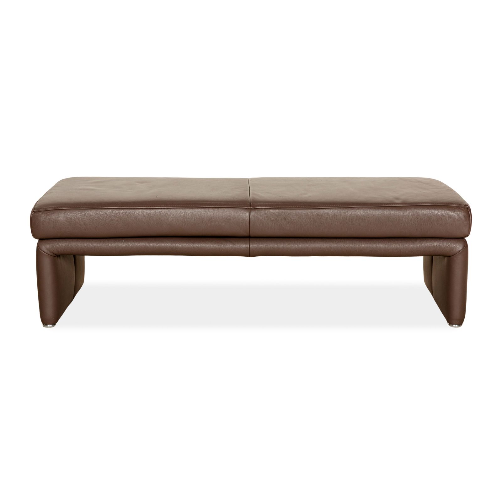 photo furniture Tabouret Koinor Raoul en cuir brun