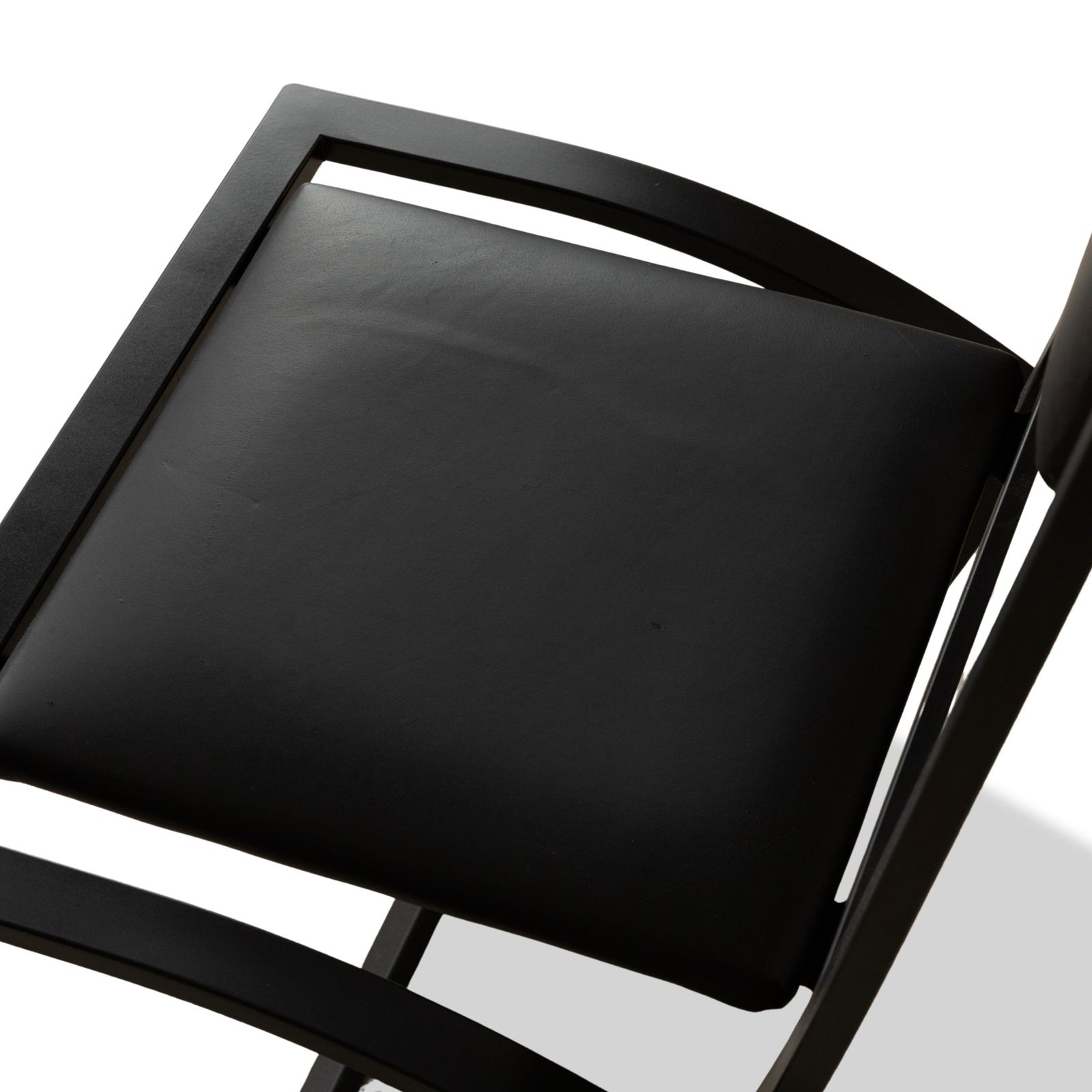 Lot de 6 chaises en cuir KFF Sinus, noires photo buy