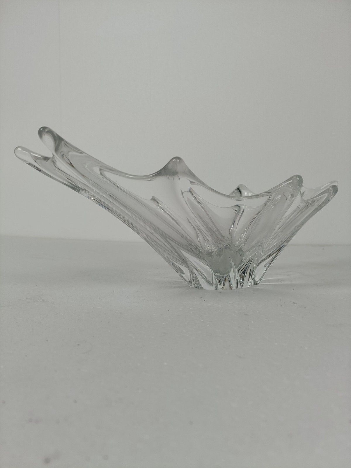 photo furniture Daum Crystal Bowl Dish Centerpiece France Hand Made Vintage Small Gorgeous