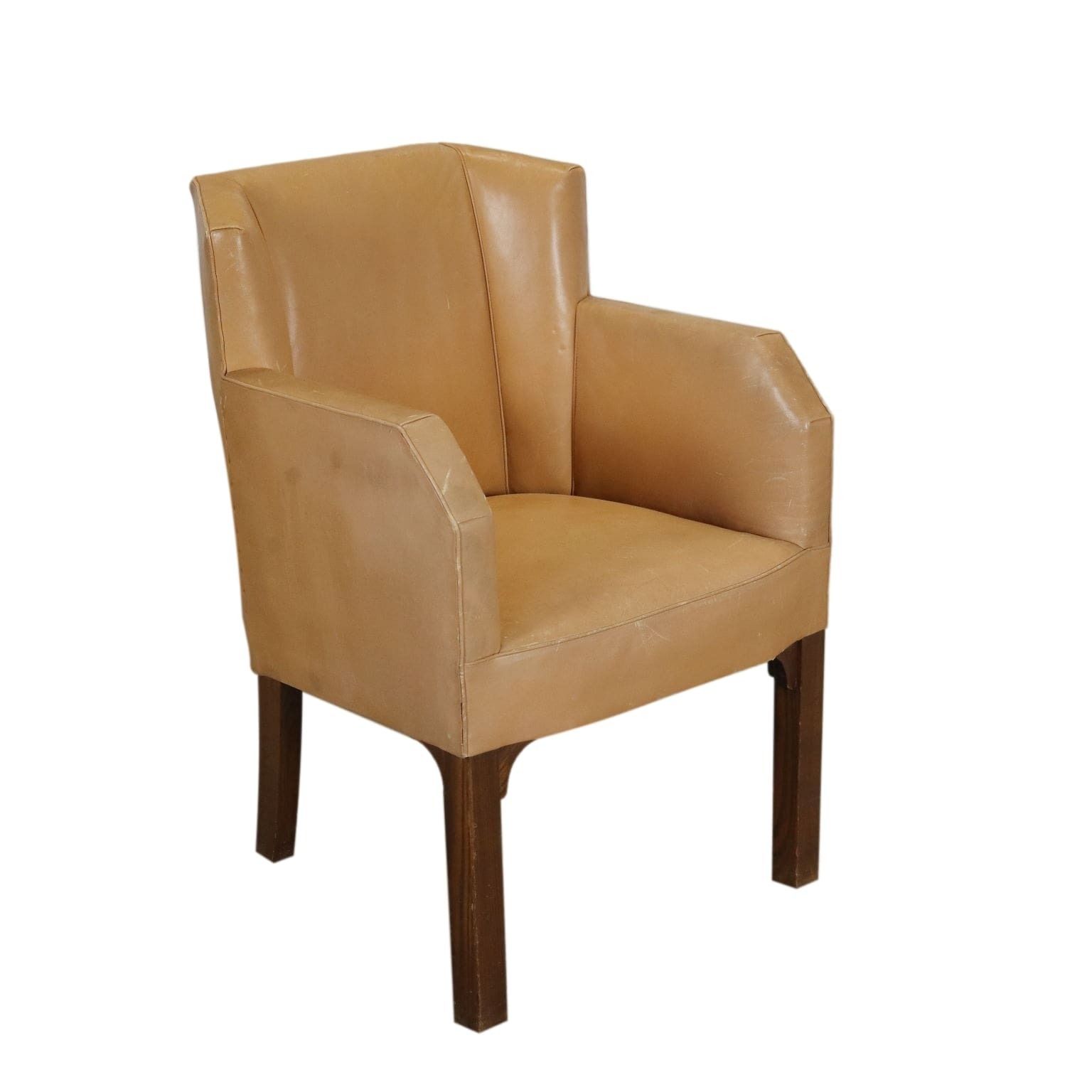 Armchair Leatherette Italy 1930s 1940s