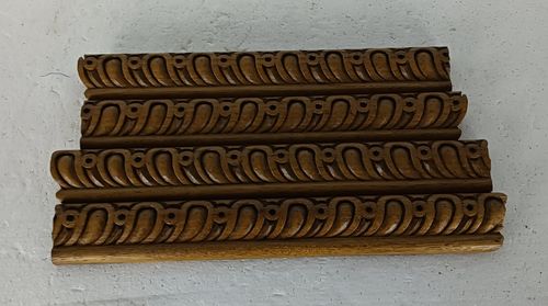 Set Of 4 Trims Corbels Pediments Carved Ornate Wood Reclaimed Antique Salvaged A photo furniture