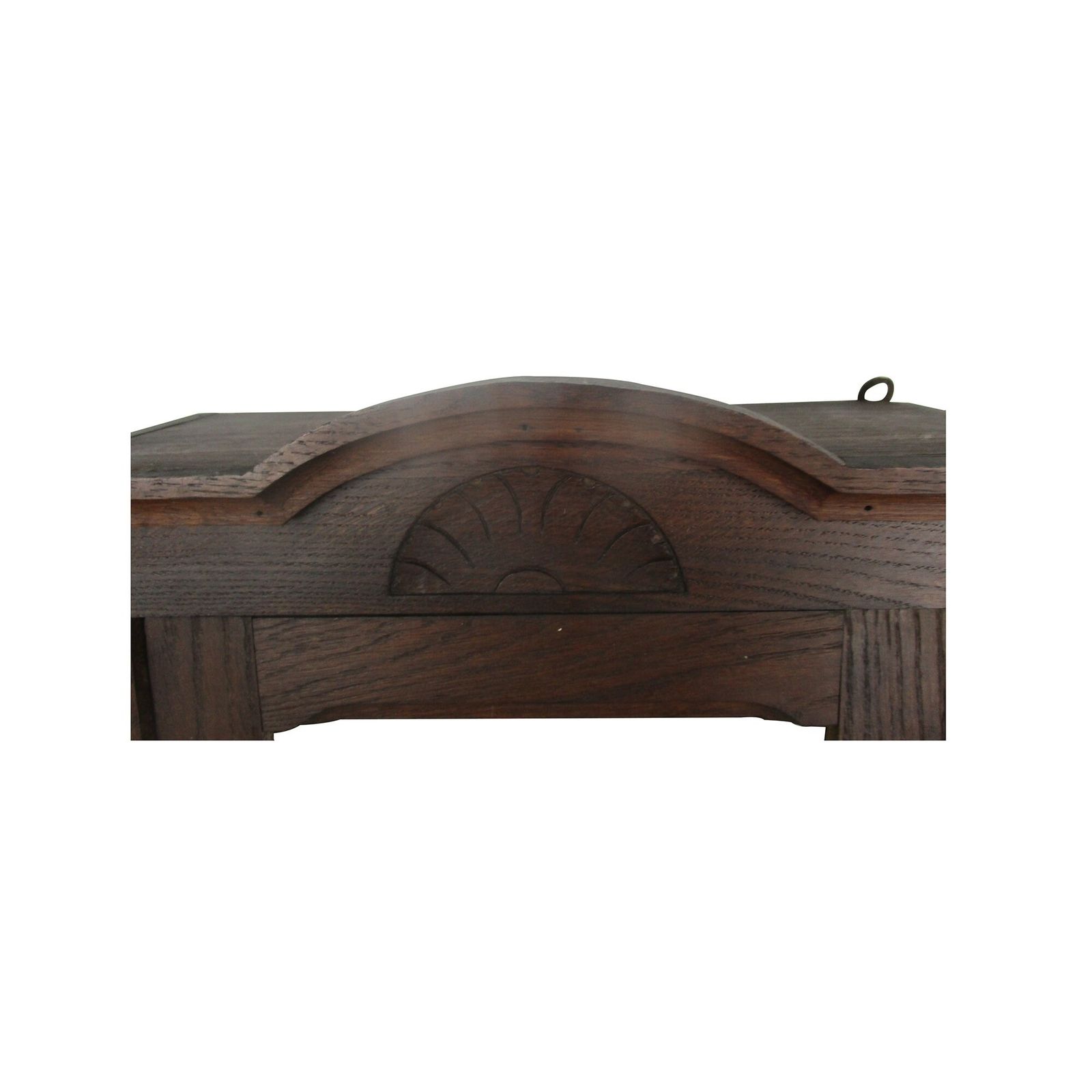 Kitchen Apothecary Medicine Bathroom Wall Cabinet Oak Beveled Glass Mirror Mid C photo furniture