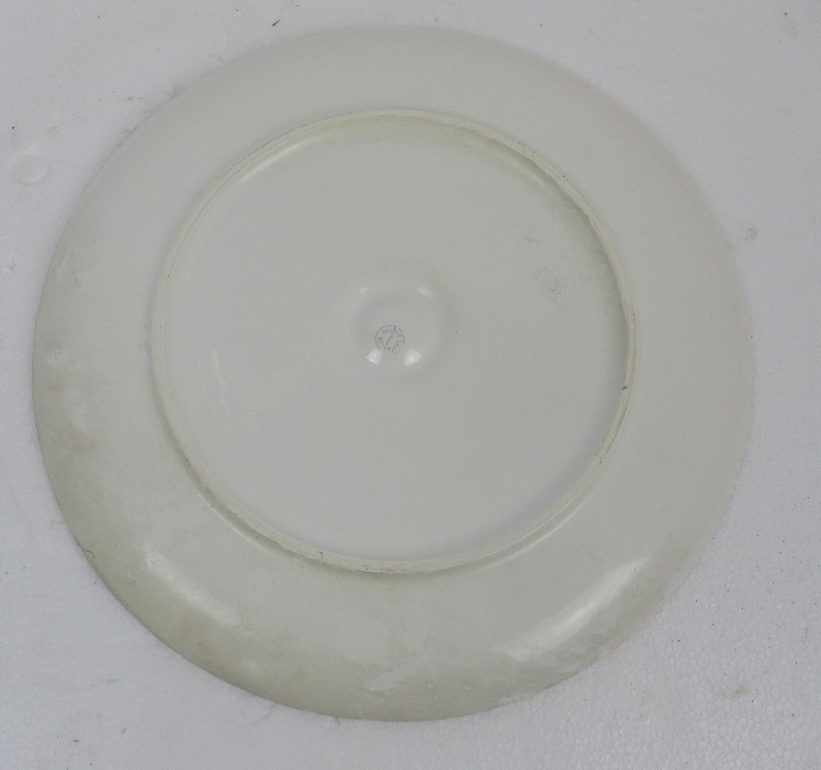 Large French Oyster Serving Plate Faience Ceramic Majolica Pink Marked France Po photo vinterior