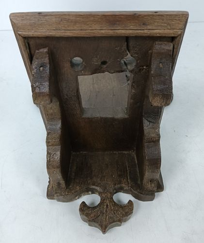 Antique 18th Century Wall Hanging Console Hand Carved Wood Mermaids Very Special photo furniture